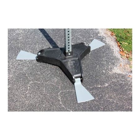 Accuform Accuform HSP821 Base for BLOCKADE Versatile Sign Stand, 19-3/4"L x 18"W x 6-1/2"H, Cast Iron HSP821